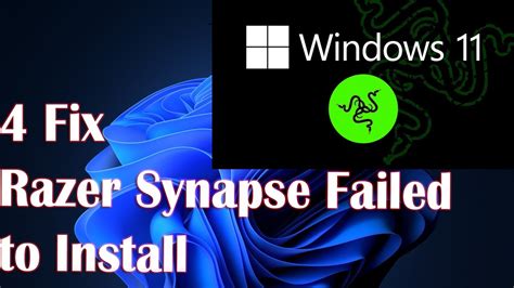 Razer installation failed with error code 2.  Reinstalled Synapse 4 along with Chroma. Check ...