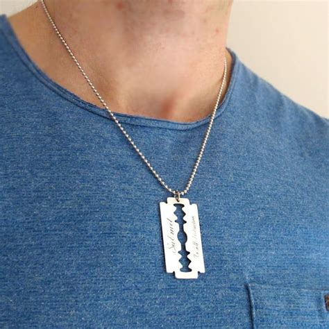 Razor Blade Necklace - Jewelry & Accessories - AliExpress