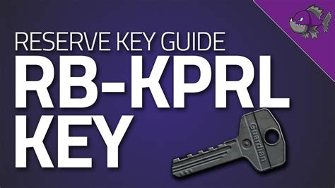 Rb-kprl key. For the quest, see Reserve (quest). Reserve is a location in Escape from Tarkov. It is the seventh map that was added to the game. The secret Federal State Reserve Agency base that, according to urban legends, contains enough supplies to last for years: food, medications, and other resources, enough to survive an all-out nuclear war. Stationary … 