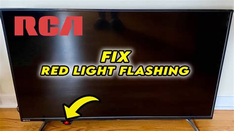 Rca tv blinking red and blue light.  The power source or power adapter could ...