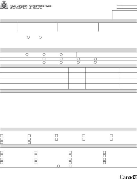 Rcmp form 6509.  Hearing examination The hearing examination and form (Regular M...