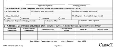 Rcmp grc 5589e form: Fill out & sign online DocHub