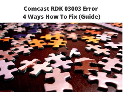Rdk 03003. Jan 5, 2021 · A Bing-search for that code gives: RDK 03117 means that your main X1 Cable box or those smaller boxes are not getting any transmission. This is not a good sign and you need to diagnose the issue. Transmission errors can be caused due to multiple reasons. I recommend that you contact Shaw (currently, online chat has priority over telephone), and ... 