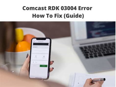 Comcast Xfinity code rdk-03004 on their computer or device. This issue normally happens when your internet connection is not functioning correctly.. 
