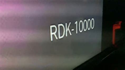 When you get the RDK-10000 error, try the following: Check you