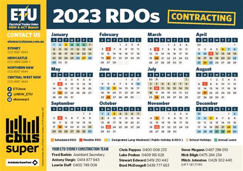 Rdo Calendar 2023