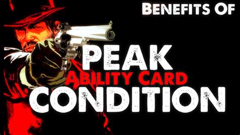 Rdr2 conditions.  In Peak Condition has two separate activating conditions.  Anytime your...