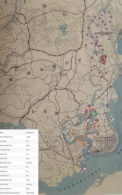 All 10 Spider Exotic Orchid Locations in Red Dead Redemption 2.Only 5 Spider Orchids are required for the "Duchesses and Other Animals" mission offered by Al...