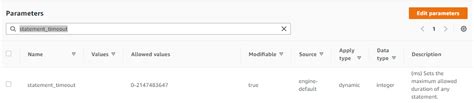 Rds postgres query timeout.  Jan 13, 2020 · Not sure how different the RDS...