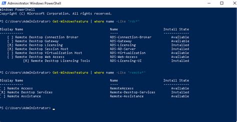Rds session powershell.  The user needs to be a member of the local computer Administrator Th...