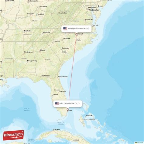 The cheapest month to fly from Raleigh / Durham to Fort Lauderdale International is June. Fly without stops. Only interested in direct flights between Raleigh / Durham and Fort Lauderdale International? Make sure to tick 'Direct flights only' when performing a search. If there are direct flights available on the route, these will appear in the ....