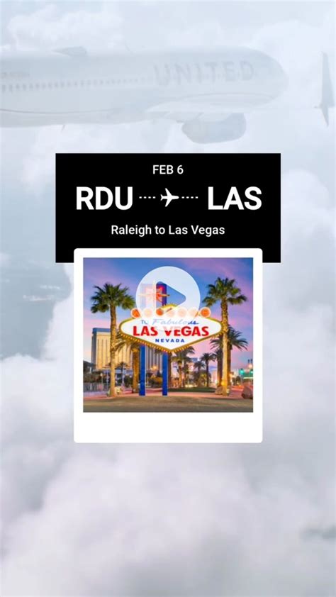 Cheap flight deals from Raleigh to Las Vegas (RDU-LAS) Here are some of the best deals found on KAYAK recently from the most popular airlines for round-trip flights from Raleigh to Las Vegas that are departing in the next months. While these flights were available on KAYAK in the last 72 hours, prices and availability are subject to change and ....