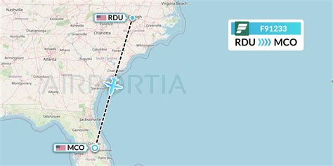 Direct. Tue, 21 May MCO - RDU with Spirit Ai