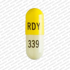 Rdy 339 pill. capsule Pill with imprint rdy 339 capsule for treatment of Angina Pectoris, Variant, Coronary Artery Disease, Hypertension, Hypotension, Angioedema, Diabetic Nephropathies, Heart … 