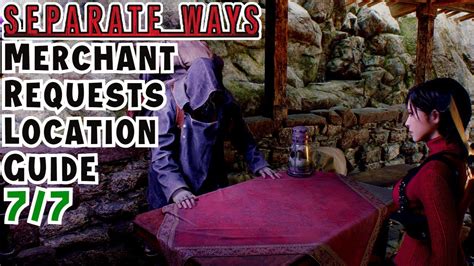 Re4 separate ways merchant.  Read on to learn more about each of Ada's...