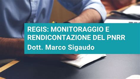 ReGiS: monitoraggio e rendicontazione del PNRR - Studio Sigaudo