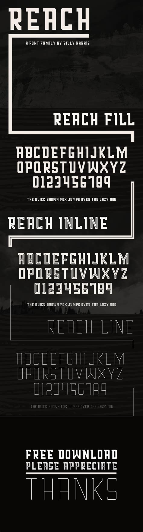 Reach Font - Download fonts