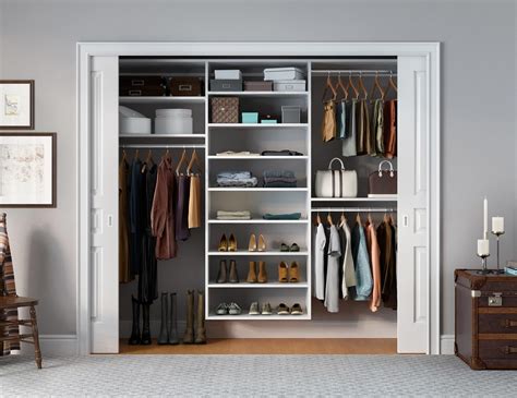 Reach in closet. You choose how to combine ELVARLI products to create an open wardrobe system that’s a perfect fit for you. It’s one of our most adaptable modular wardrobe systems and is lightweight and durable, too. Reach-in closet, corner clothing nook – pretty much any open space can be a wall-mounted wardrobe. 