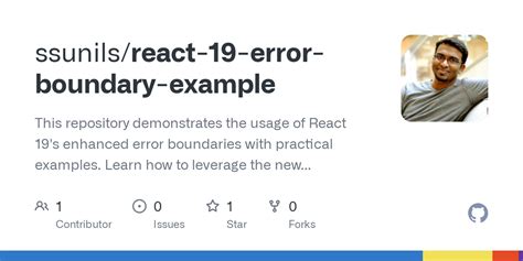 React 19 error boundary. md Cannot retrieve latest commit at this time.  This ar...