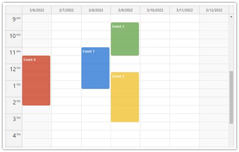 React Event Calendar DayPilot Documentation Scheduling Components