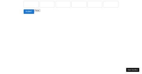 React Hook Form MUI OTP input