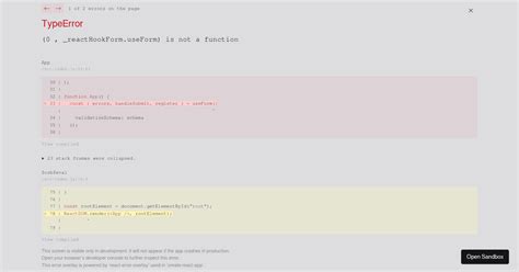 React Hook Form validation onChange with test Codesandbox