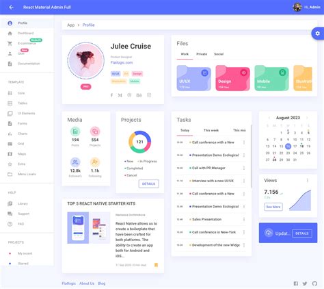 React Material Admin Free React Material Ui Admin Dashboard Template