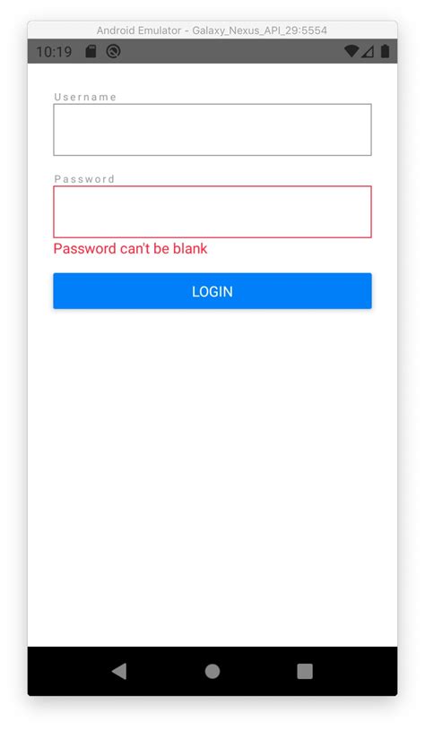 React Native Login Form Validation & Getting User Data in