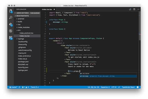 React Native and Typescript. The main intention of this blog post is
