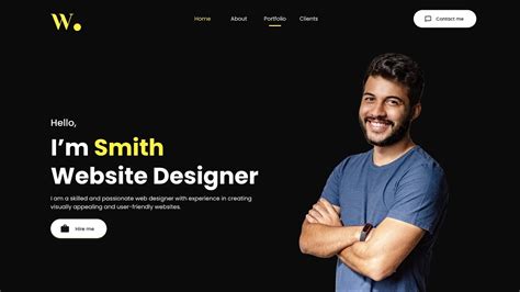 React Portfolio How To Create Your Portfolio Website Using React Js Template Dev Community