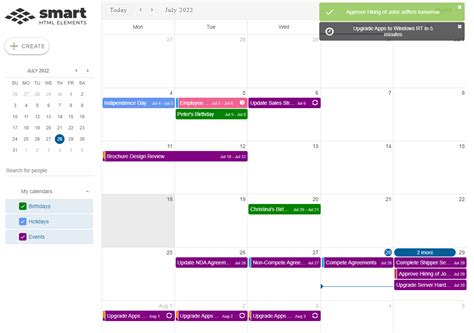 React Scheduler (Event Calendar) Smart UI for React