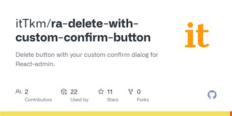 React admin confirm. confirm popup.  - itTkm/ra-delete-with-custom-confirm-button May 22, 2021...