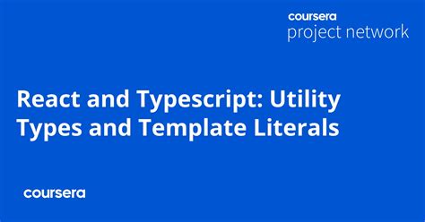 React and Typescript Utility Types and Template Literals