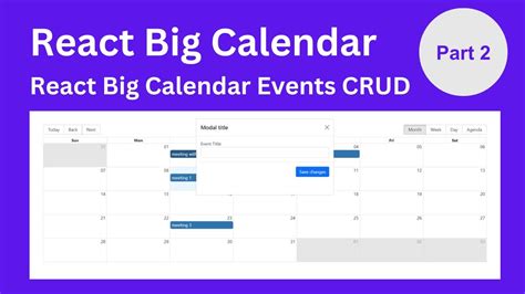 React big calendar event object. .  Offering a plethora of customization options, interact...