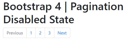 React bootstrap pagination disabled. active to indicate the current page.  E...