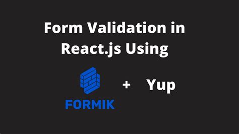 React form validation using materialui and yup rogulski.it