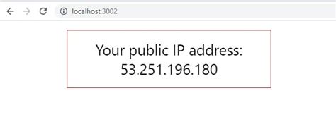 React get ip address.  If the connection fails or the response is slowe...