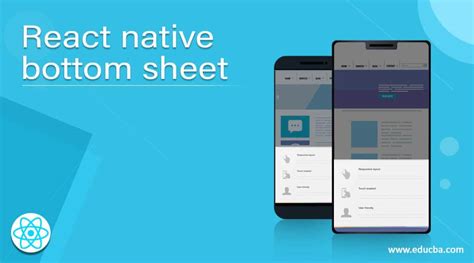 React native bottom sheet Example of React Native Bottom Sheet