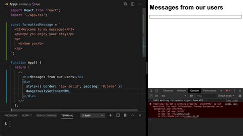 React native innerhtml.  However, sometimes you need to inject HTML direc...