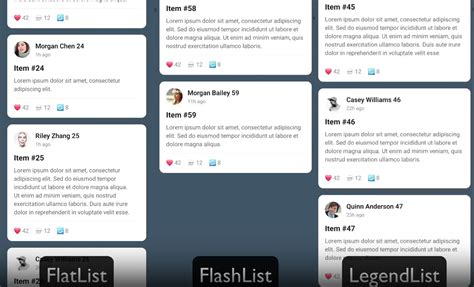 React native legend list.  It is a drop-in replacement for FlatList and F...