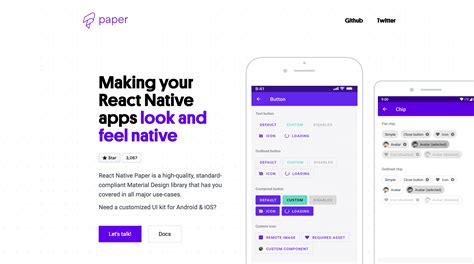 React native paper components.  Simple phone input component using React Native Paper �...