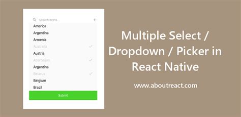 React native select.  Start using @react-native-picker/picker in your react-native-...