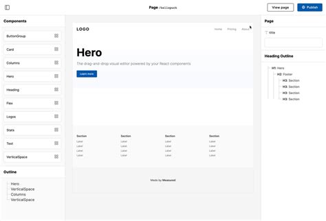 React page builder open source.  The Easyblocks editor knows how to handle common visual bu...