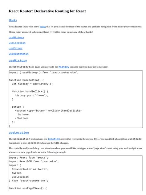 React router generatepath.  By providing a declarative and efficient way to handl...