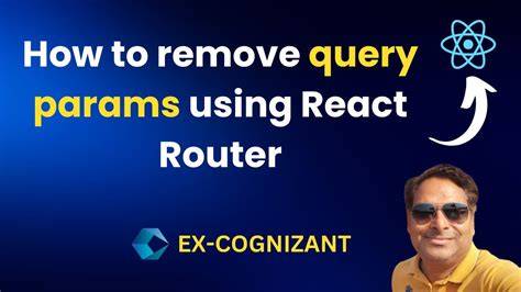 React router remove query params without refresh.  On the root component, I am Managing...