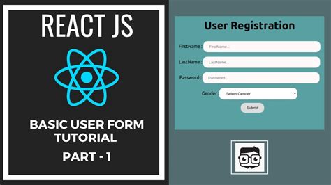 ReactJS Tutorial For Beginners User Registration Form