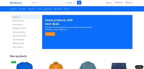 Reactjs Website Template Home Page 2 Therichpost