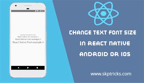 Reactnative getting OS fontsize when it increase from phone settings