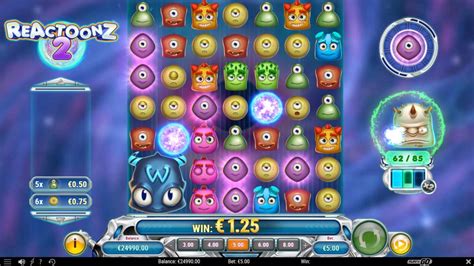 Reactoonz 2 Play n GO slot machine online in Canada