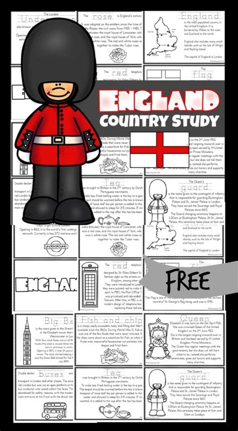 Read Color And Learn About England